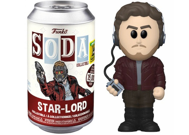 Funko Soda Marvel Star-Lord 2022 SDCC Exclusive Open Can Chase Figure