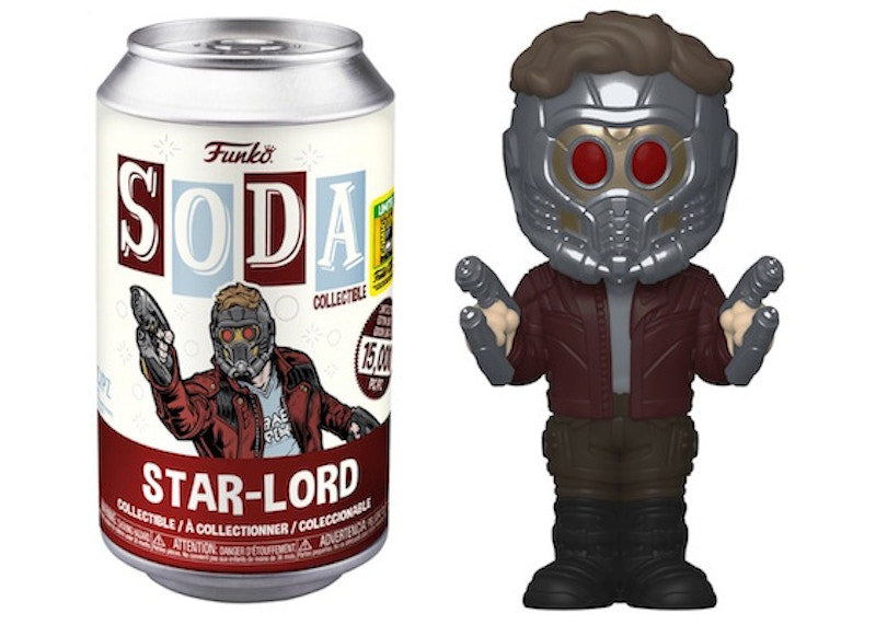 Funko Soda Marvel Star-Lord 2022 SDCC Exclusive Open Can Figure