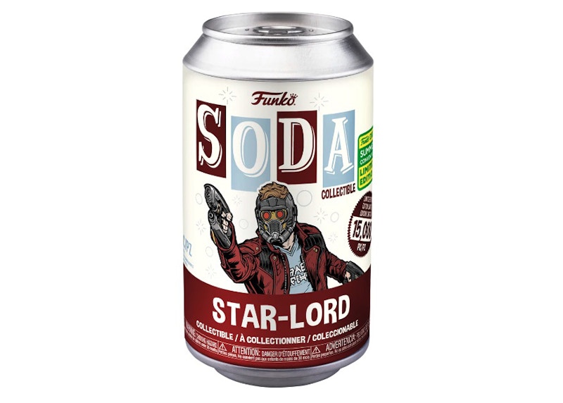 Funko Soda Marvel Star-Lord 2022 Summer Convention Exclusive Figure Sealed Can