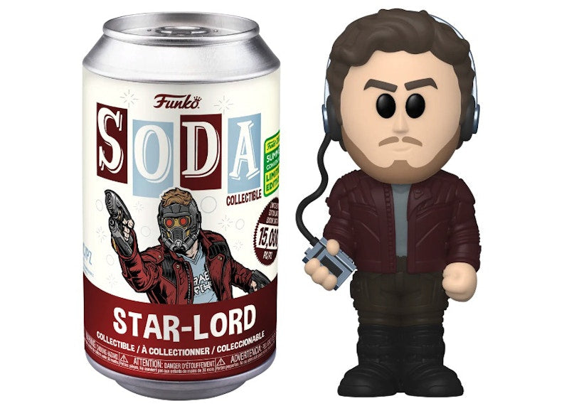 Funko Soda Marvel Star-Lord 2022 Summer Convention Exclusive Open Can Chase Figure