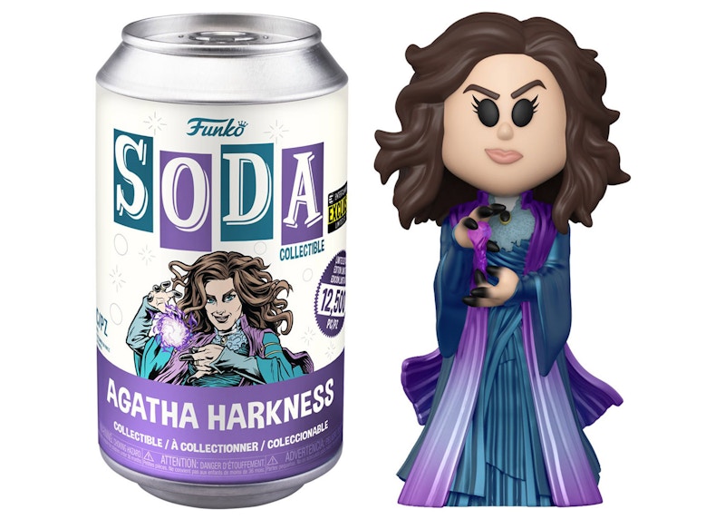 Funko Soda Marvel Studios Agatha Harkness Entertainment Earth Exclusive Open Can Figure