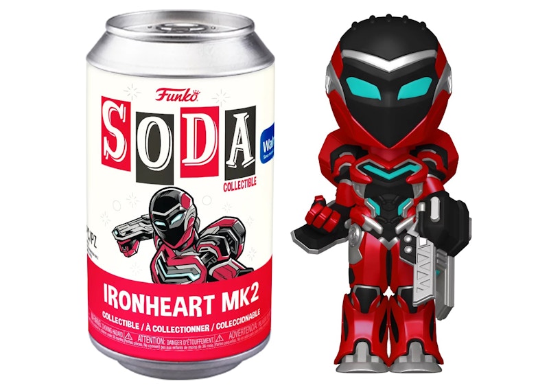 Funko Soda Marvel Studios Black Panther Wakanda Forever Ironheart MK2 Walmart Exclusive Open Can Common Figure