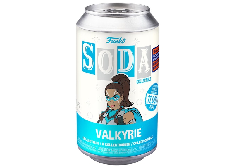 Funko Soda Marvel Studios Thor: Love and Thunder Valkyrie 2023 Wondrous Convention Exclusive Figure Sealed Can