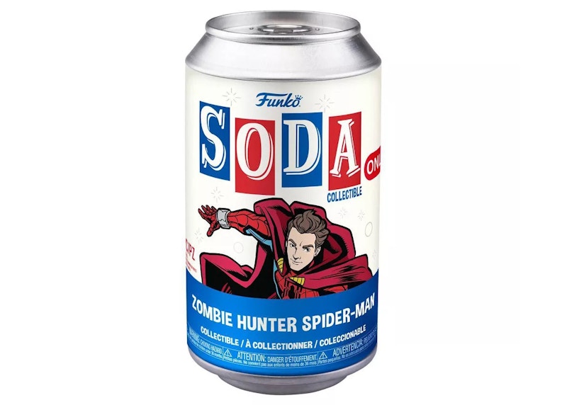 Funko Soda Marvel Studios What If...? Zombie Hunter Spider-Man Target Exclusive Figure Sealed Can