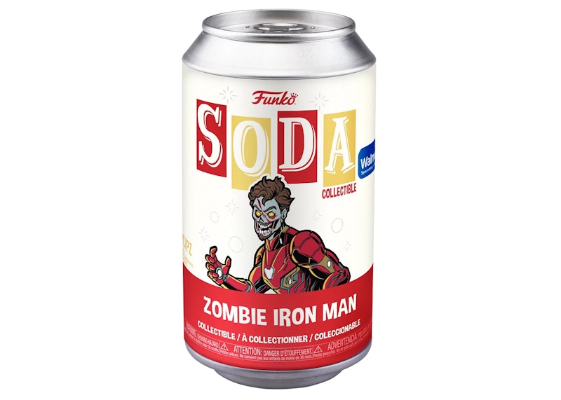 Funko Soda Marvel Studios What if...? Zombie Iron Man Walmart Exclusive Figure Sealed Can