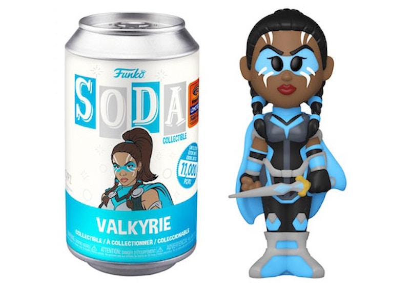 Funko Soda Marvel Valkyrie WonderCon 2023 Exclusive Open Can Figure
