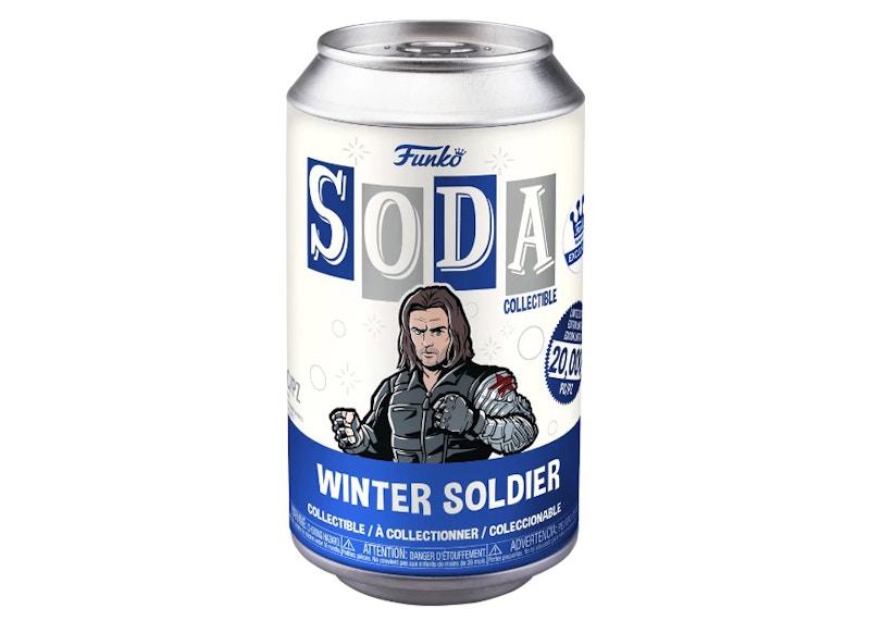 Funko Soda Marvel Winter Soldier Funko Shop Exclusive Figure Sealed Can
