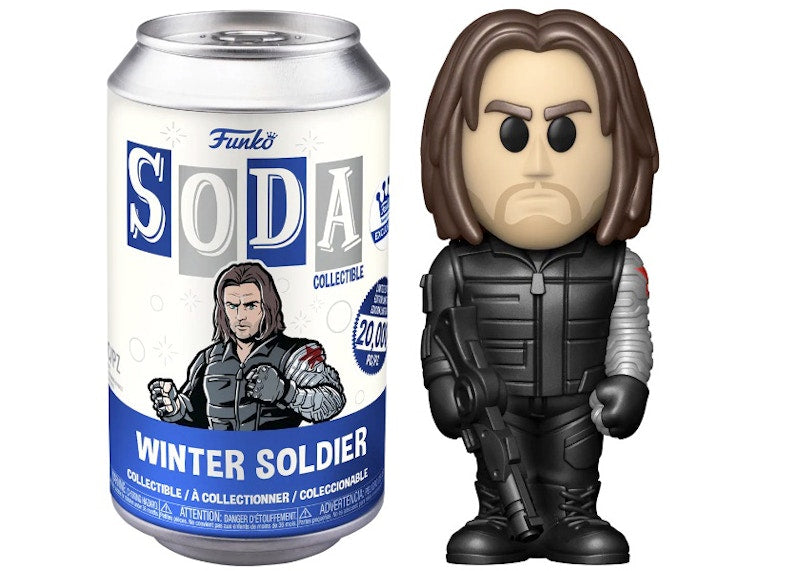 Funko Soda Marvel Winter Soldier Funko Shop Exclusive Open Can Chase Figure