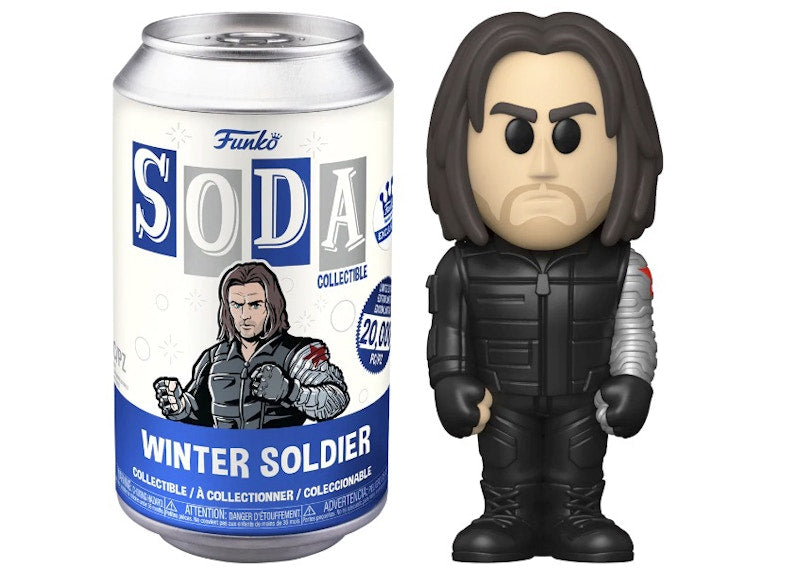 Funko Soda Marvel Winter Soldier Funko Shop Exclusive Open Can Figure