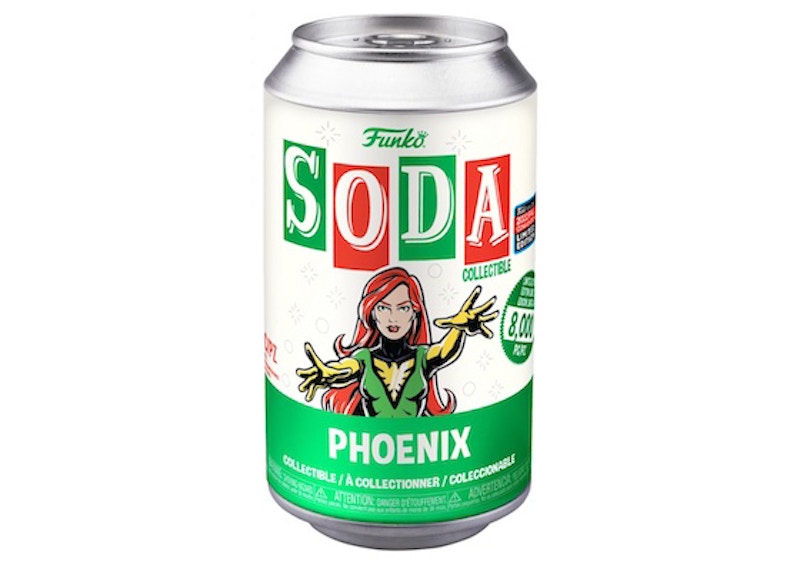 Funko Soda Marvel X-Men Phoenix 2022 Fall Convention Exclusive Figure Sealed Can