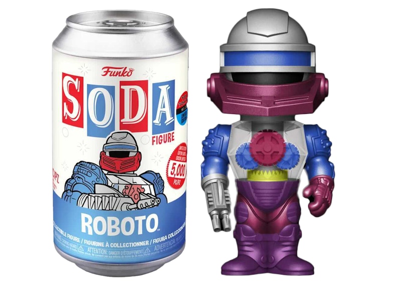 Funko Soda Masters Of The Universe Roboto 2021 NYCC Toy Tokyo Exclusive Open Can Chase Figure