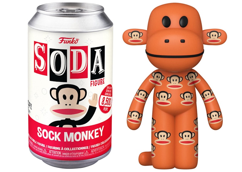Funko Soda Paul Frank Sock Monkey Open Can Chase Figure