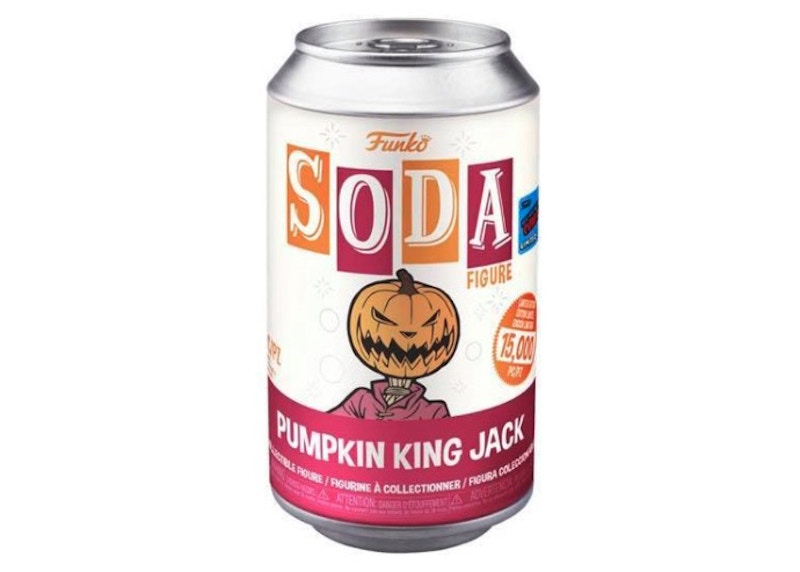 Funko Soda Pumpkin King Jack 2021 NYCC Exclusive Figure Sealed Can