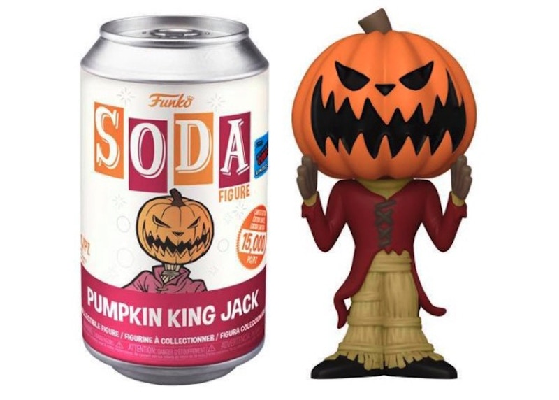 Funko Soda Pumpkin King Jack 2021 NYCC Exclusive Open Can Figure