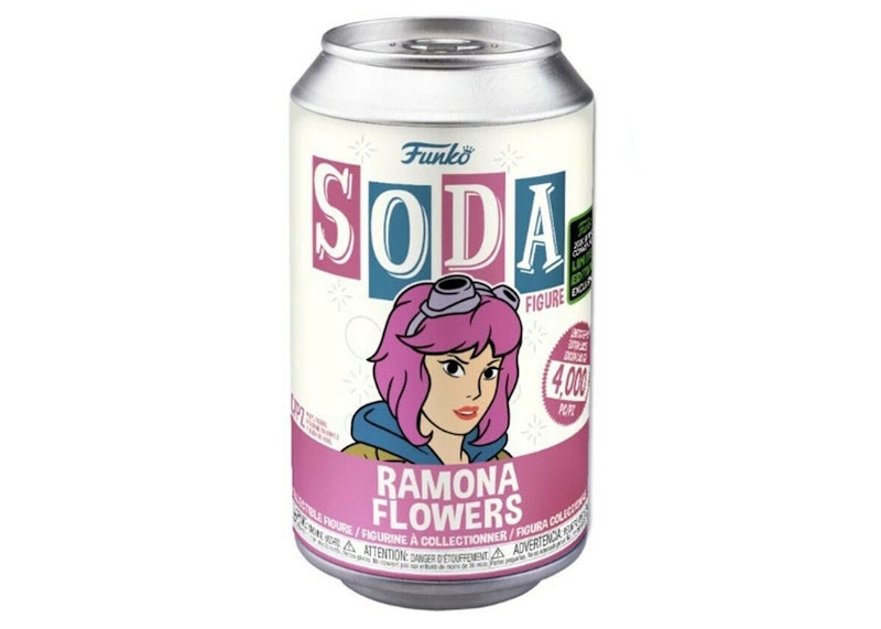 Funko Soda Scott Pilgrim Ramona Flowers Spring Convention Exclusive Figure Sealed Can