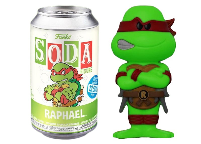 Funko Soda TMNT Raphael Opened Can Chase Figure