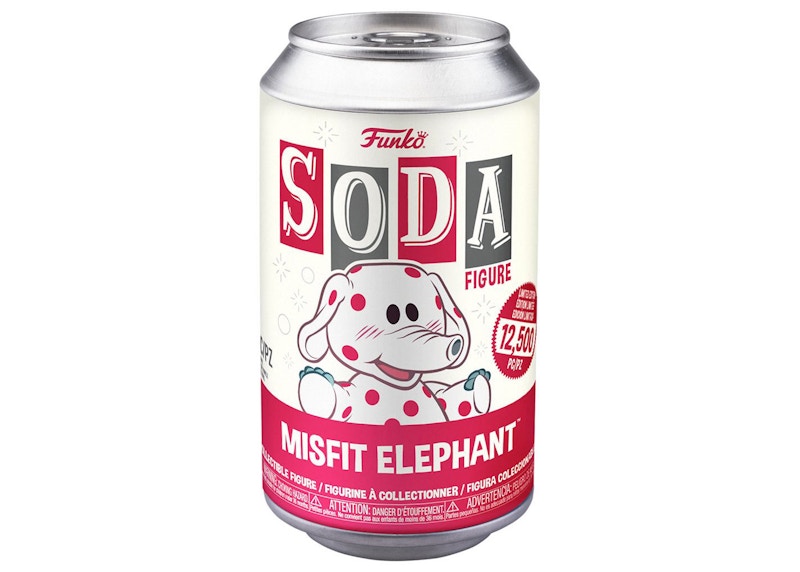 Funko Soda Rudolph the Red-Nosed Reindeer Misfit Elephant Figure Sealed Can