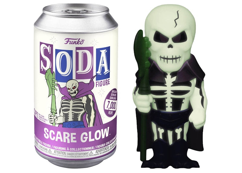 Funko Soda Masters of the Universe Scare Glow Opened Can Chase Figure