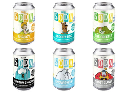 Funko Soda Scooby Doo Sealed Can Set with Loungefly Cooler Funko Shop Exclusive 6-Pack