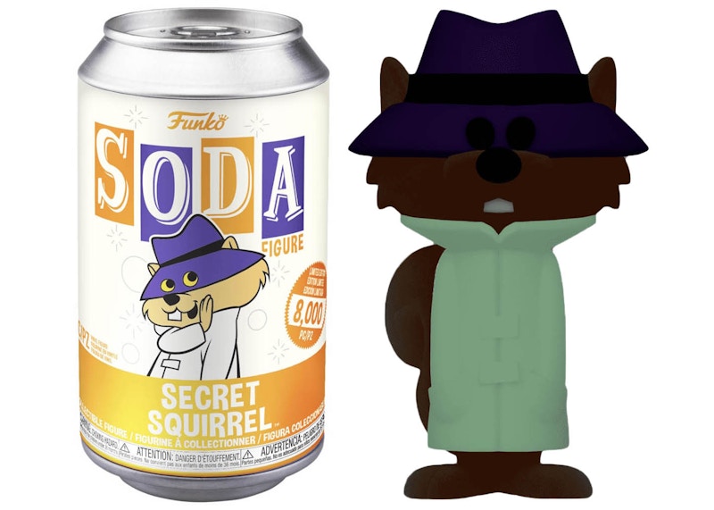 Funko Soda Hanna-Barbera Secret Squirrel Opened Can Chase Figure