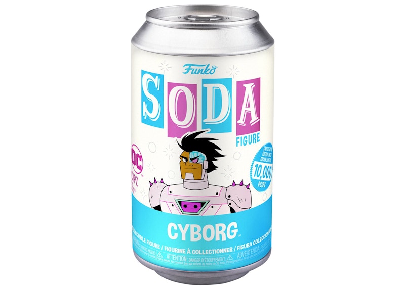 Funko Soda Teen Titans Go! Cyborg Figure Sealed Can