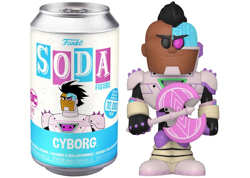 Funko Soda Teen Titans Go! Cyborg Open Can Chase Figure