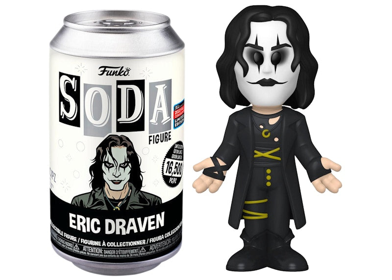 Funko Soda The Crow Eric Draven 2022 Fall Convention Exclusive Open Can Common Figure