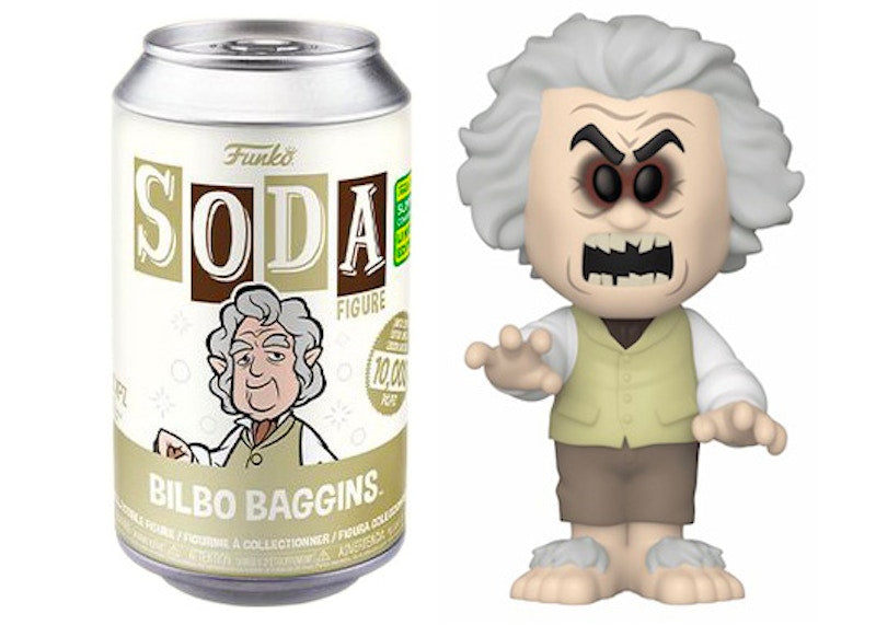 Funko Soda The Lord of the Rings Bilbo Baggins 2022 Summer Convention Exclusive Open Can Chase Figure
