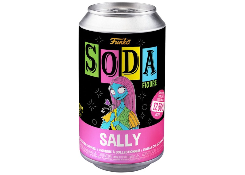 Funko Soda The Nightmare Before Christmas Black Light Sally Figure Sealed Can