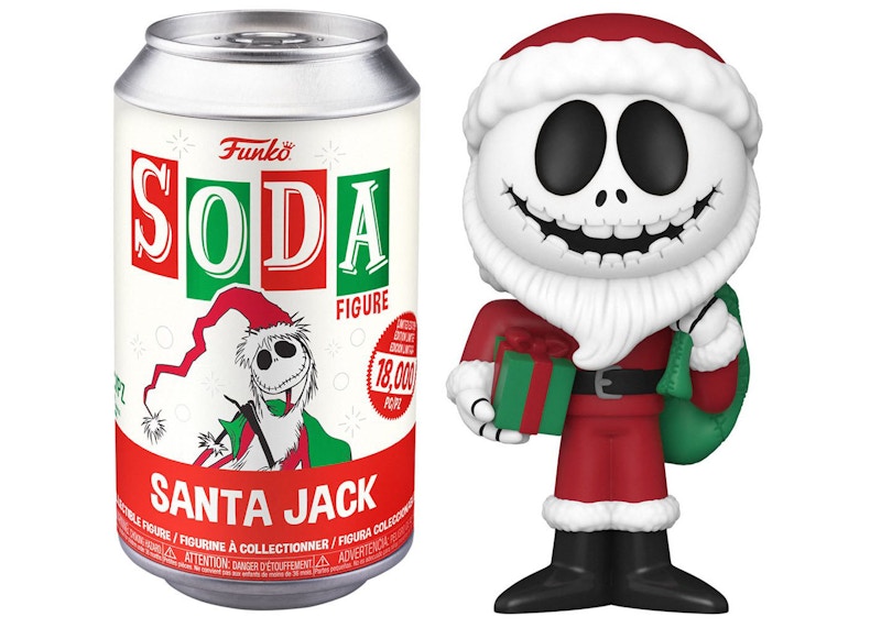 Funko Soda The Nightmare Before Christmas Santa Jack Open Can Common Figure