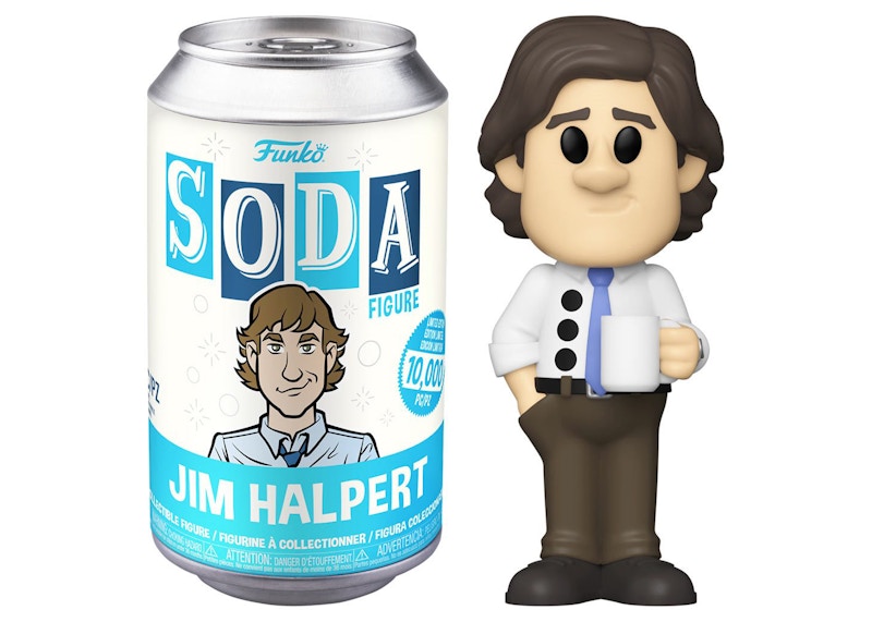 Funko Soda The Office Jim Halpert Open Can Chase Figure