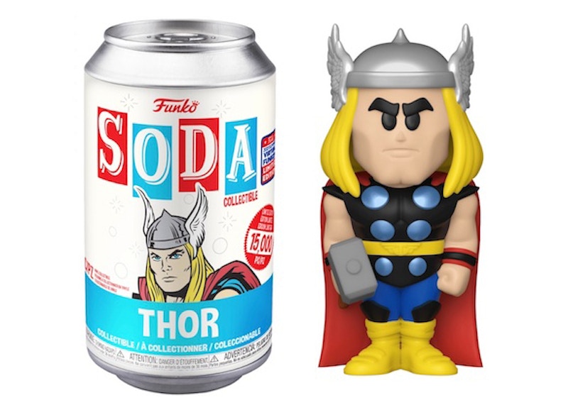 Funko Soda Thor 2021 Summer Virtual Funkon Exclusive Open Can Figure