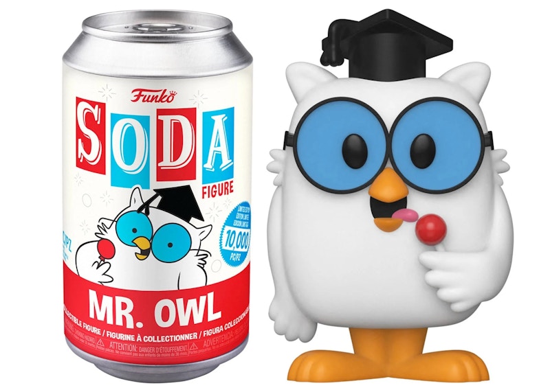 Funko Soda Tootsie Roll Mr. Owl Open Can Figure
