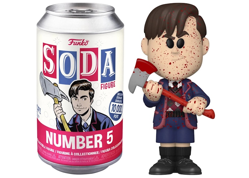Funko Soda Umbrella Academy Number 5 Open Can Chase Figure