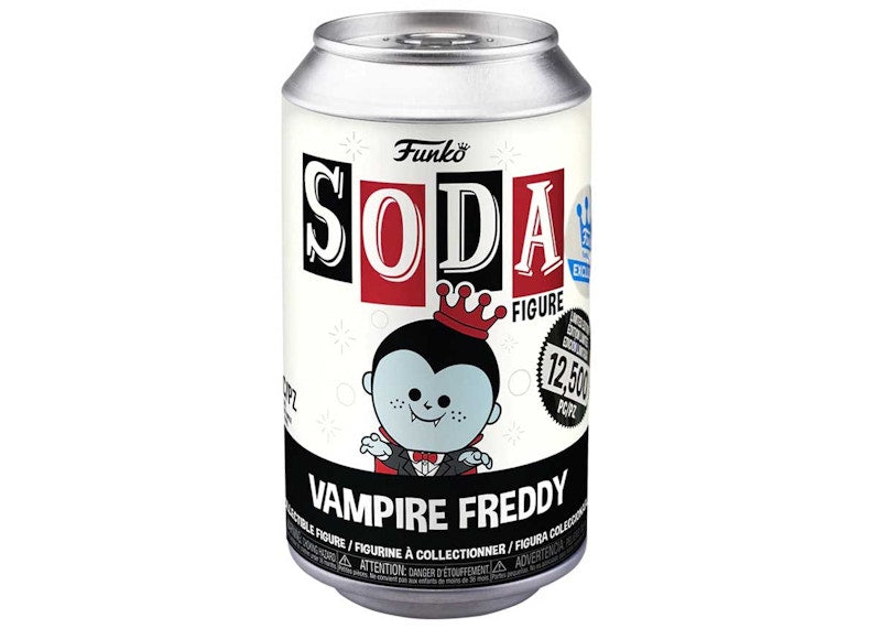 Funko Soda Vampire Freddy Funko Shop Exclusive Figure Sealed Can