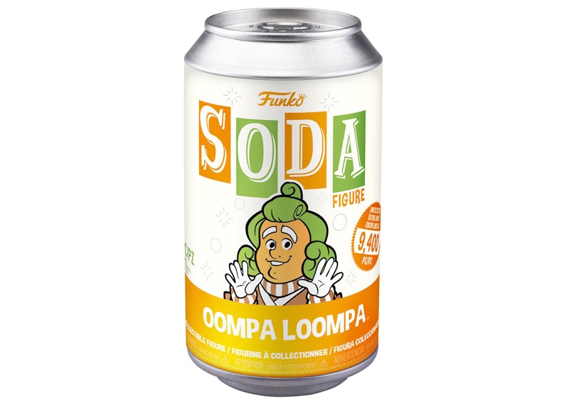Funko Soda Willy Wonka Oompa Loompa Figure Sealed Can
