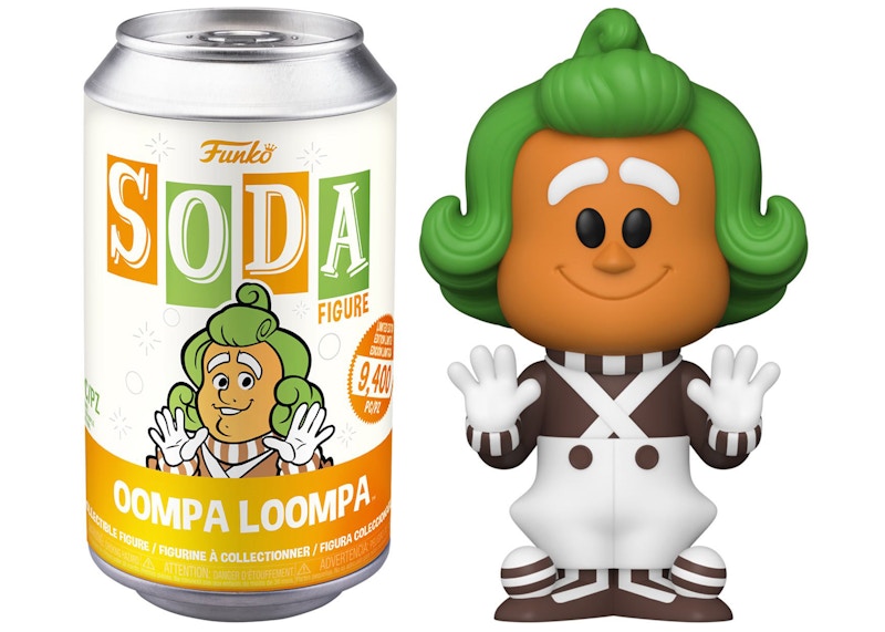Funko Soda Willy Wonka Oompa Loompa Open Can Figure