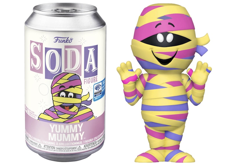 Funko Soda Ad Icons Yummy Mummy WonderCon Exclusive Opened Can Common Figure