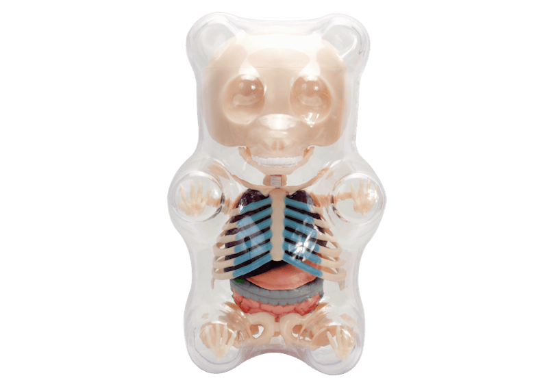Funny Anatomy Mighty Jaxx Clear Gummi Bear Funny Anatomy Figure