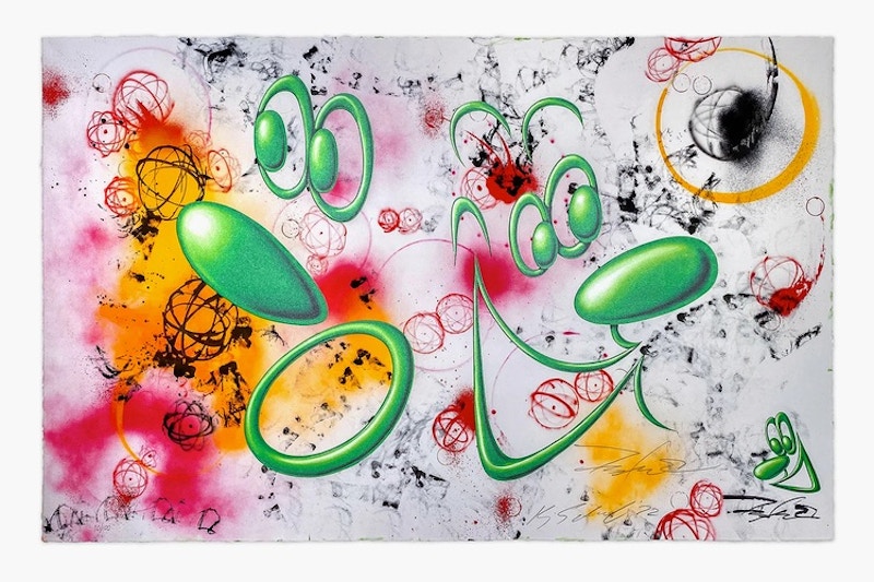 Futura Laboratories 2000 x Kenny Scharf "Kenny and Lenny" Print (Signed, Edition of 100)