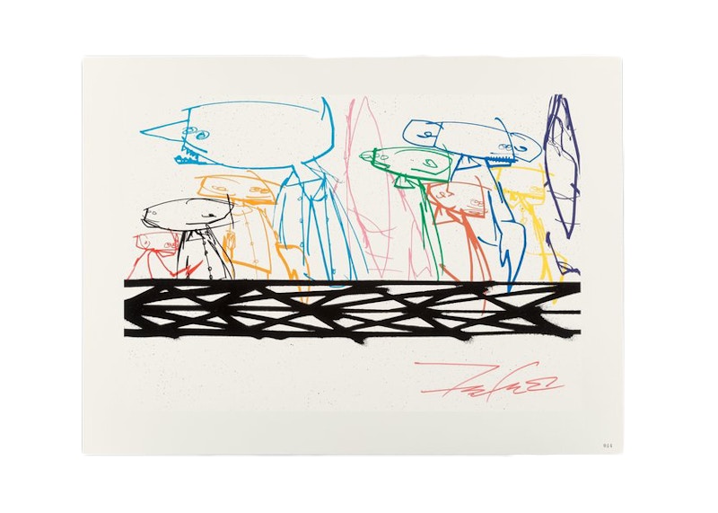 Futura Laboratories Community Print White (Signed, Edition of 100)