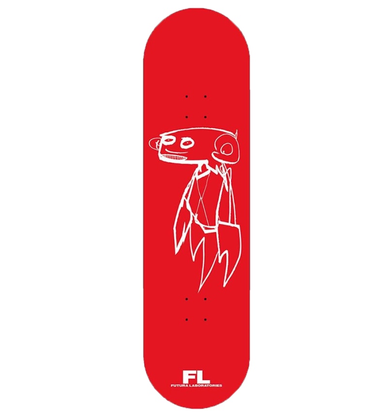 Futura Laboratories Laboratories Beyond The Streets Exclusive Skateboard Deck Red