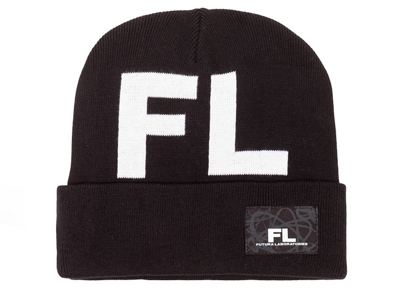 Futura Laboratories Logo Beanie Black