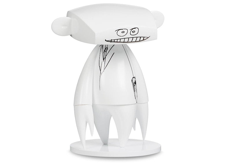 Futura Laboratories x Pop Life Global Johnny Figure White