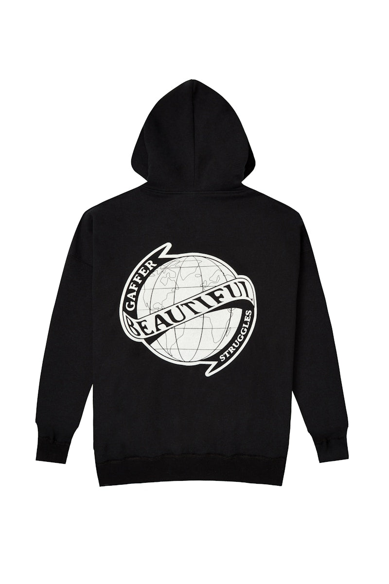 GAFFER x Beautiful Struggles Hoodie Black