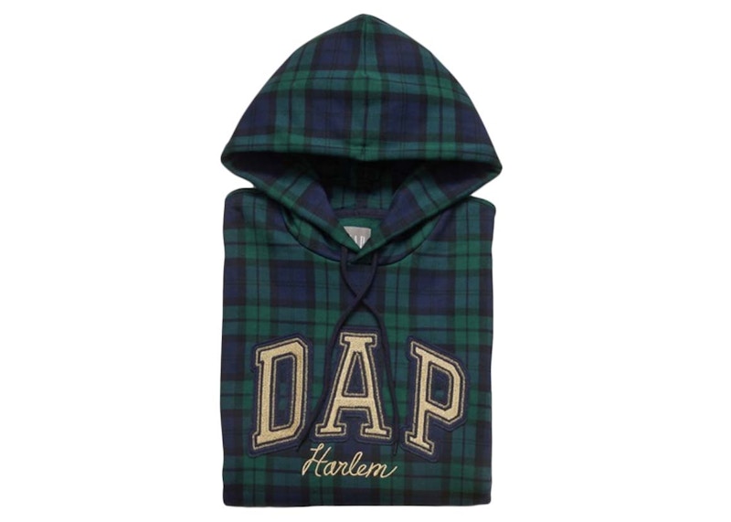 Gap x Dapper Dan DAP Arch Logo Hoodie Dark Green