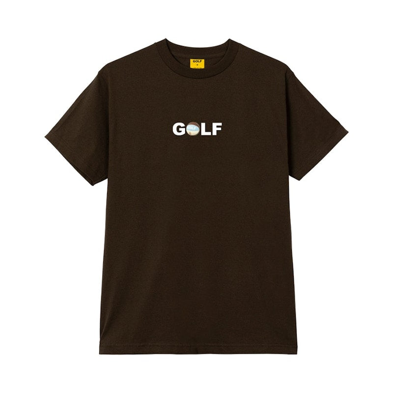 GOLF Championship T-shirt Brown