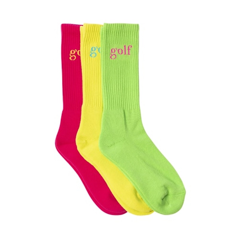 GOLF Fluorescent Socks (3 Pack) Multi