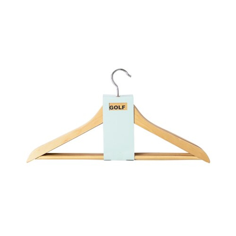 GOLF Golf Wooden Hangar (6pk) Brown