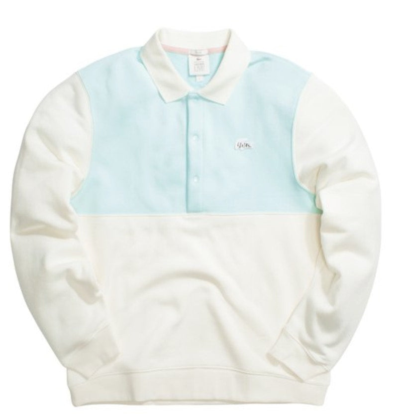 GOLF Le Fleur Lacoste Polo Sweatshirt Mascarpone/Plumi